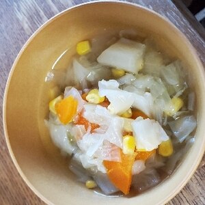 野菜のコンソメスープ